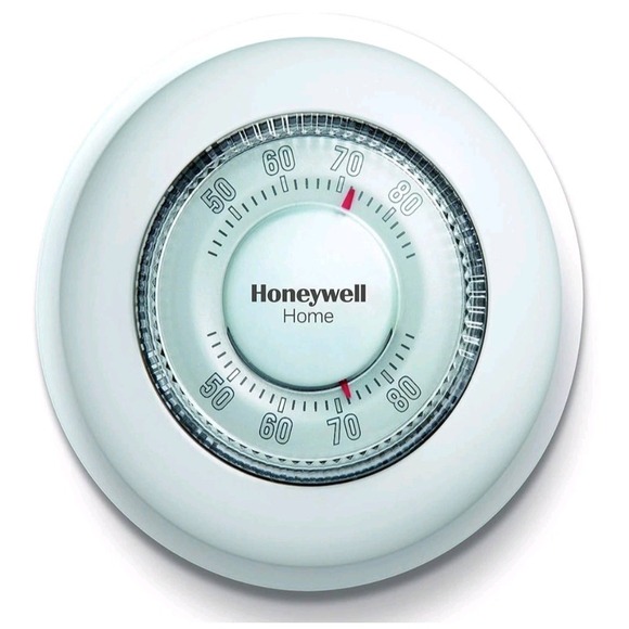 Honeywell Other - Honeywell Home Round Non Programmable White Thermostat Classic Design 80 CT87K